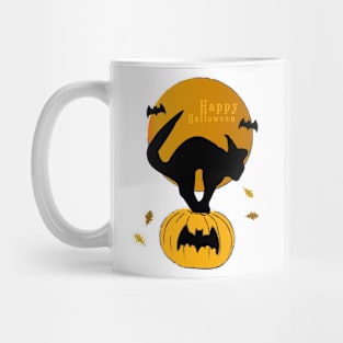Black Cat and Halloween #3 Mug